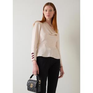 L.K. Bennett Tw Eva Cowl Neck Top